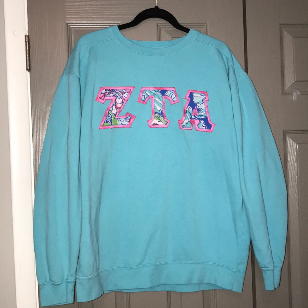 Zeta Tau Alpha Comfort Colors sweatshirt